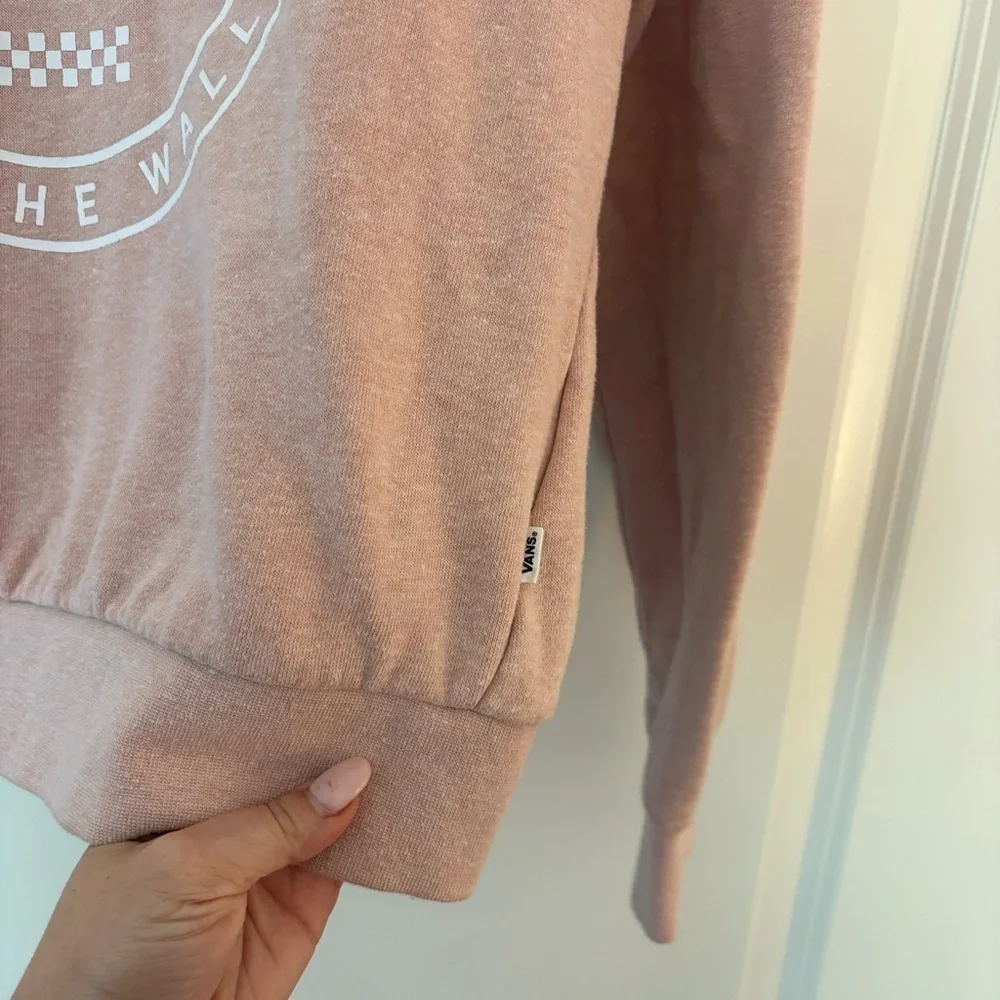 Vans Women's Light Pink Crew Neck Sweater - Picture 9 of 13